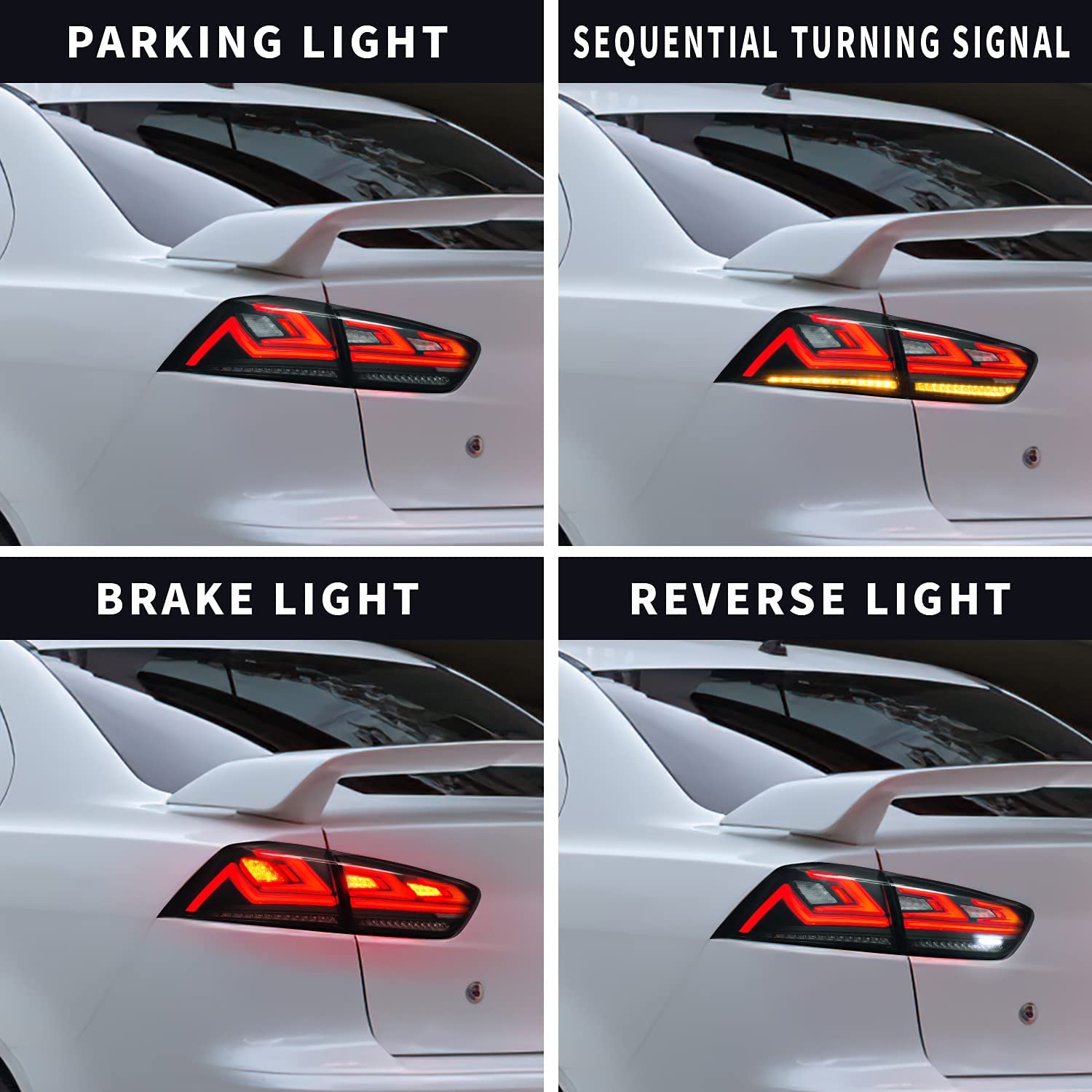 MITSUBISHI LANCER DYNAMIC LED TAIL LIGHTS