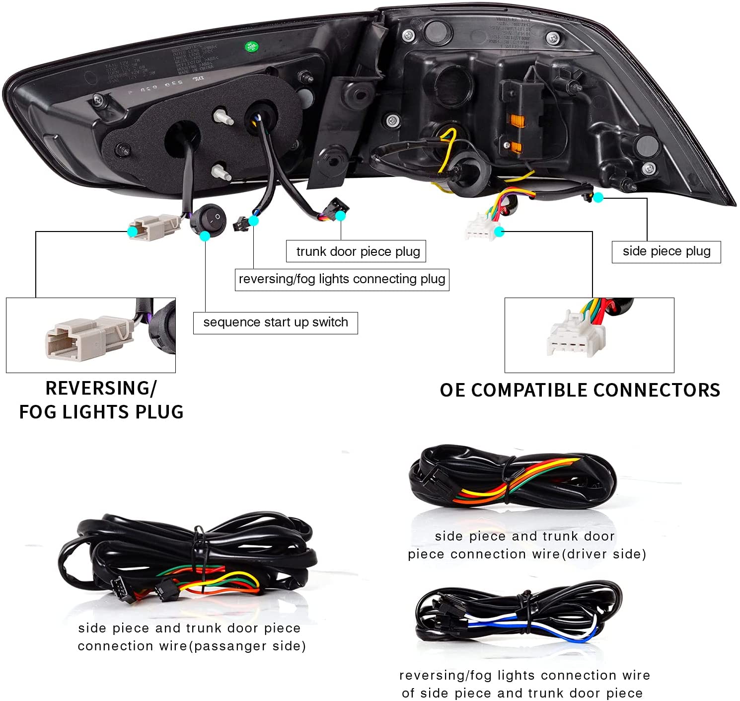 MITSUBISHI LANCER DYNAMIC LED TAIL LIGHTS