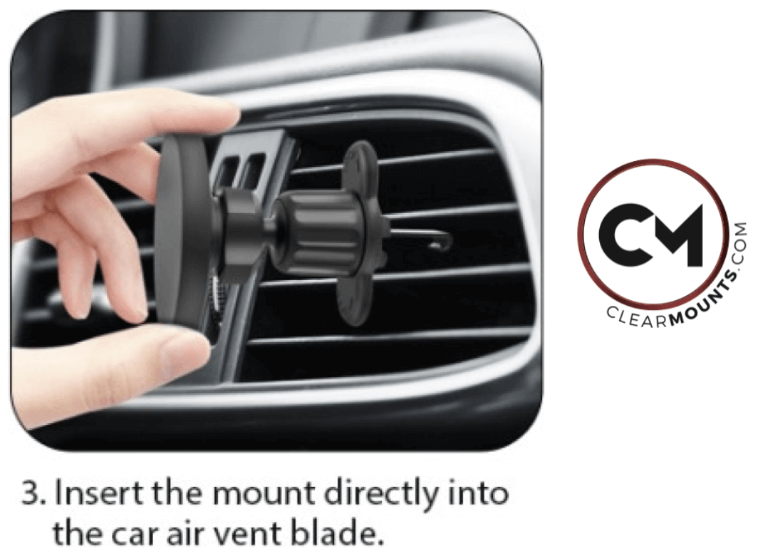 Clearmounts Universal Vent Mount + MagSafe Magnetic +Swivel Magnetic + Cradle Holder