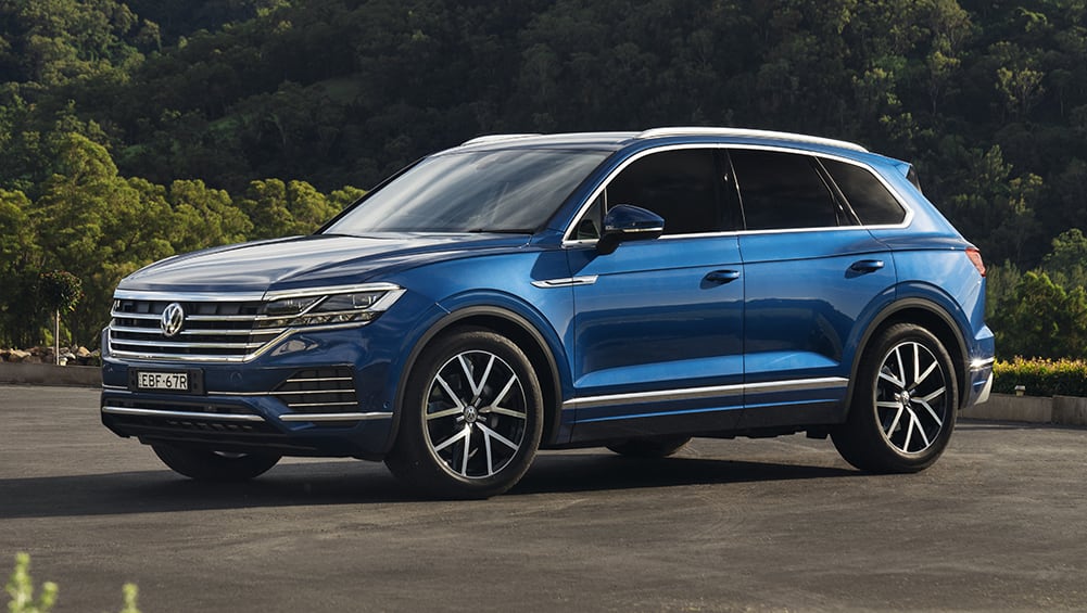 Weather Shield / Window Visor for VOLKSWAGEN Touareg 2018+ (Stainless Trim)