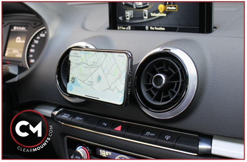 Audi top phone holder