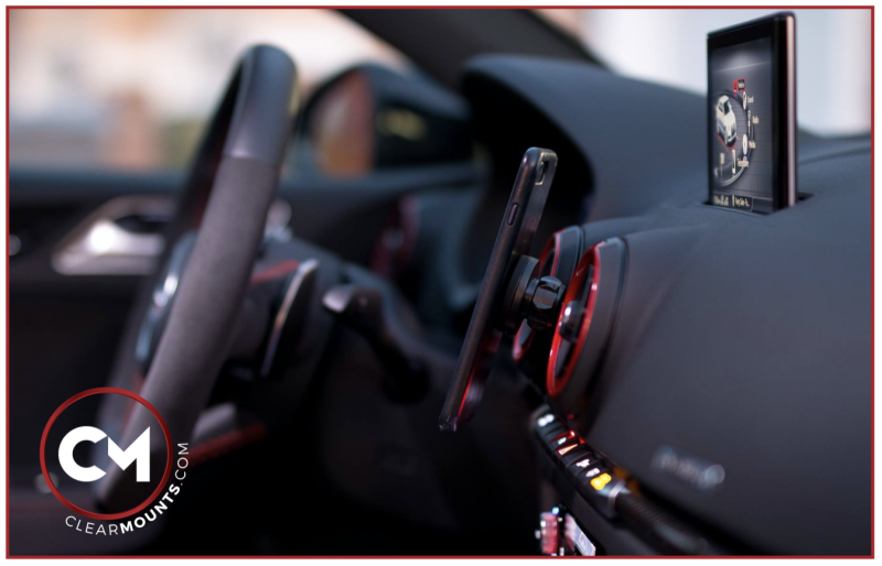 Clearmounts Swivel Magnetic & Cradle Holder Audi A3-S3-RS3 (8V)