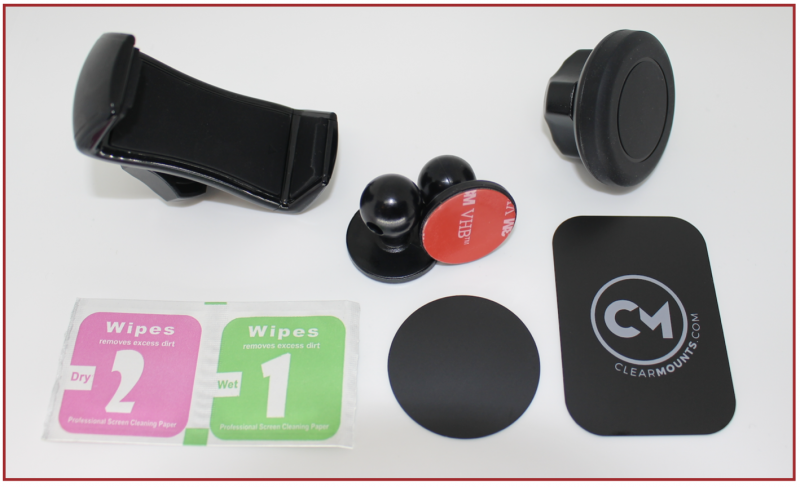 Clearmounts Universal Adhesive Swivel Mounts