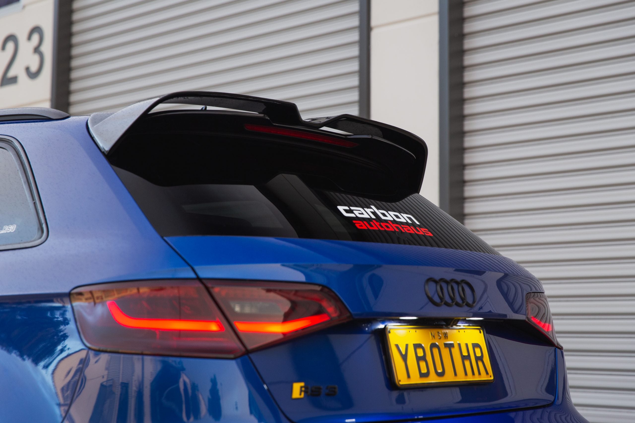 OETT Style Rear Window Spoiler For 2013-2020 Audi A3 S-line S3 RS3 8V Sportback