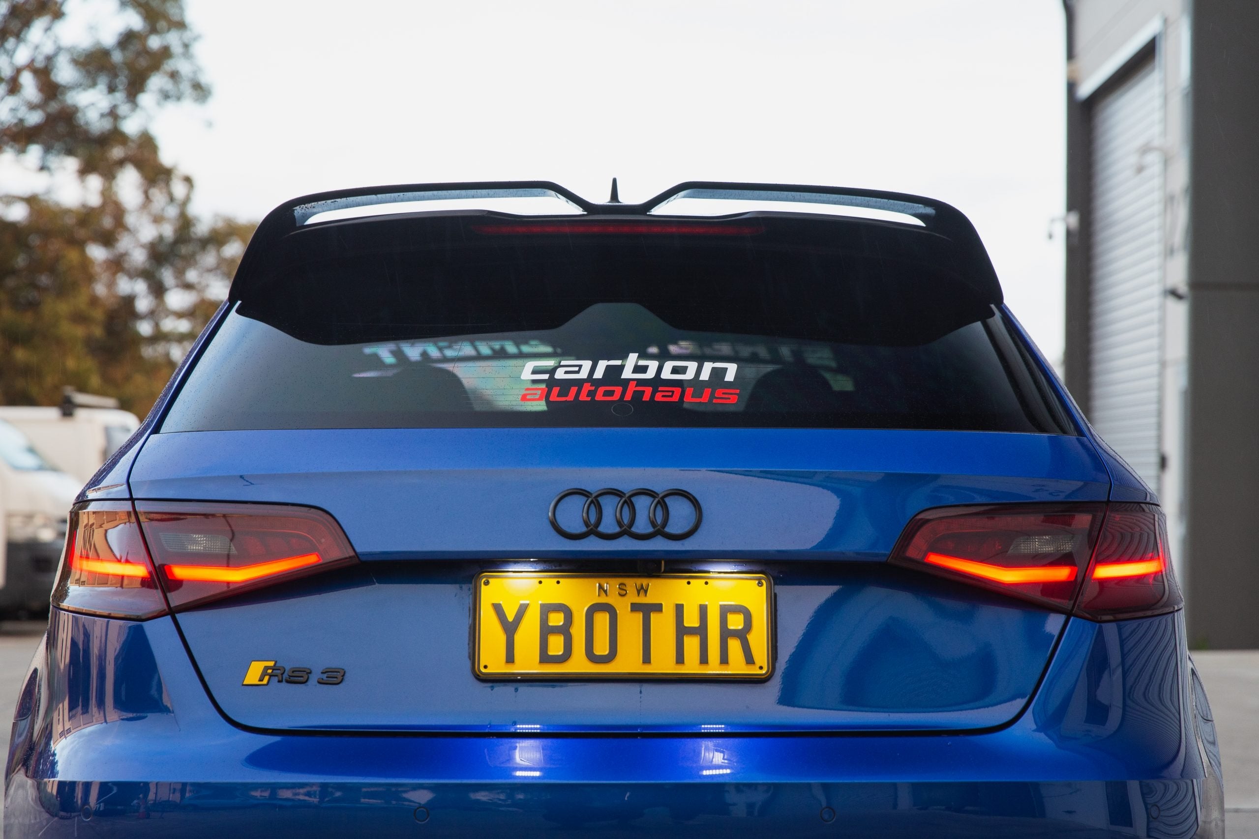 OETT Style Rear Window Spoiler For 2013-2020 Audi A3 S-line S3 RS3 8V Sportback