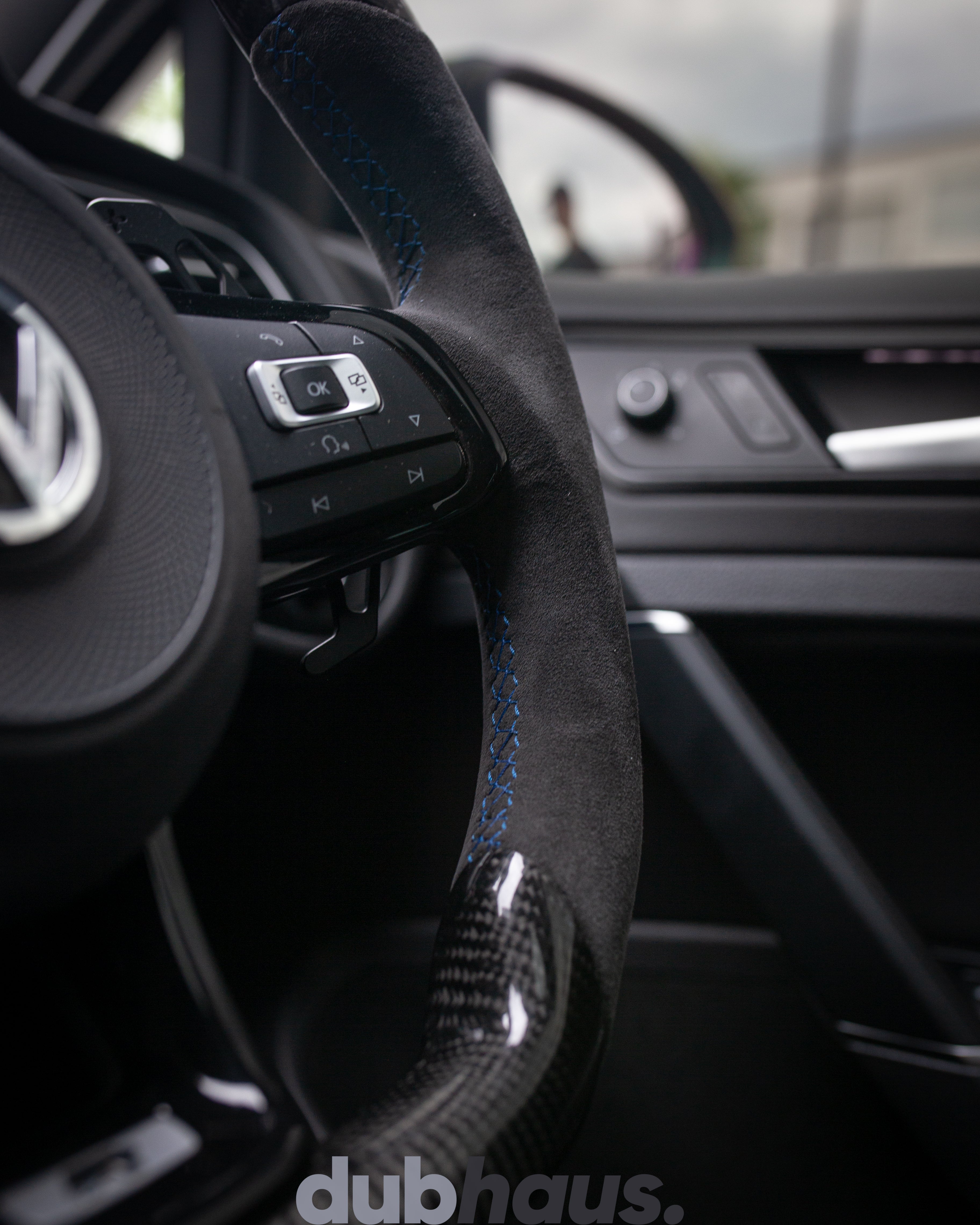 GENUINE VW Golf 7 GTI TCR DSG Mk7 (5G) Flat Bottom Steering Wheel