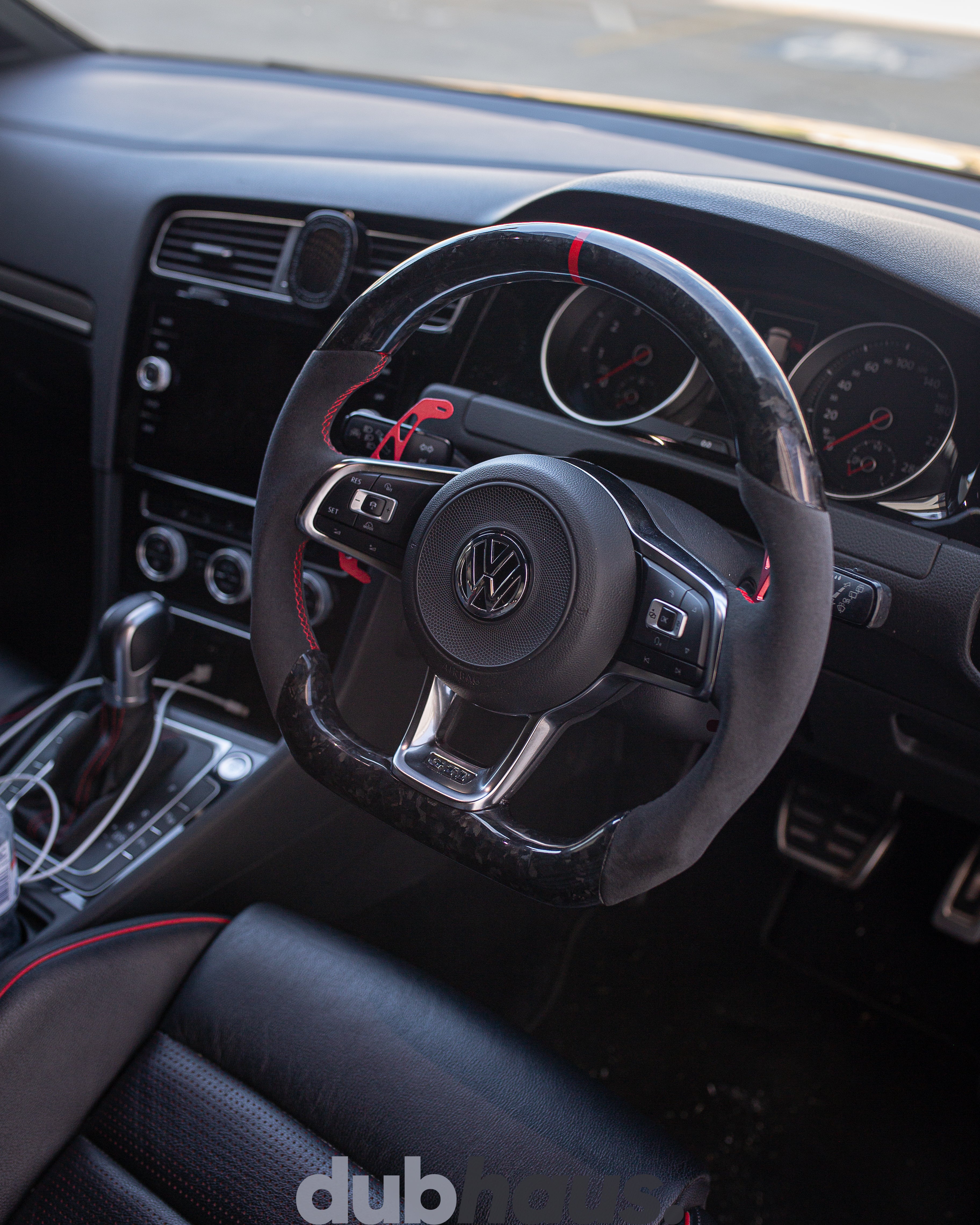 VW Golf MK7/7.5 Carbon Steering Wheel – dubhaus.