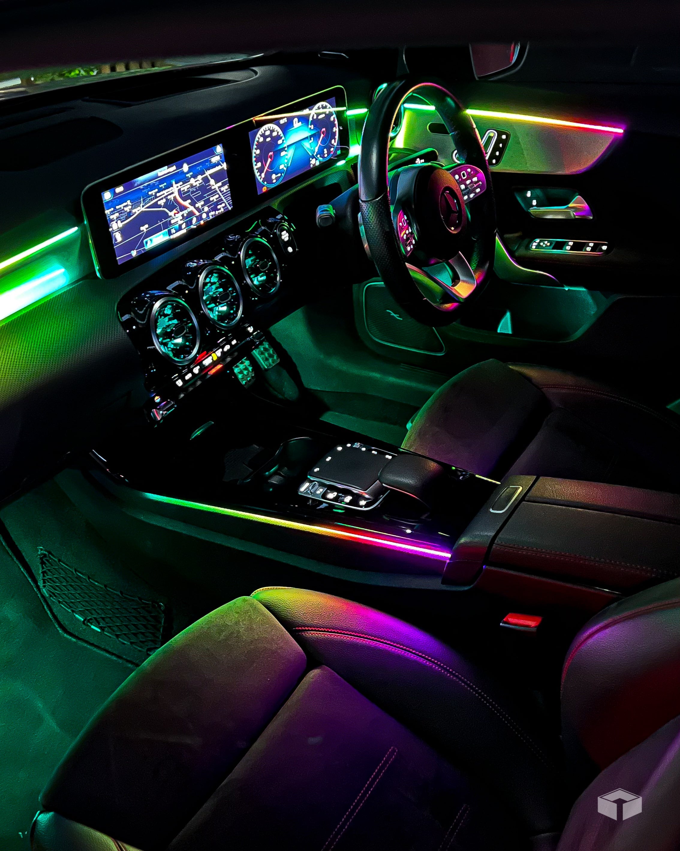 Audi A1 8X Kit Led Ambient Light RGB Universale