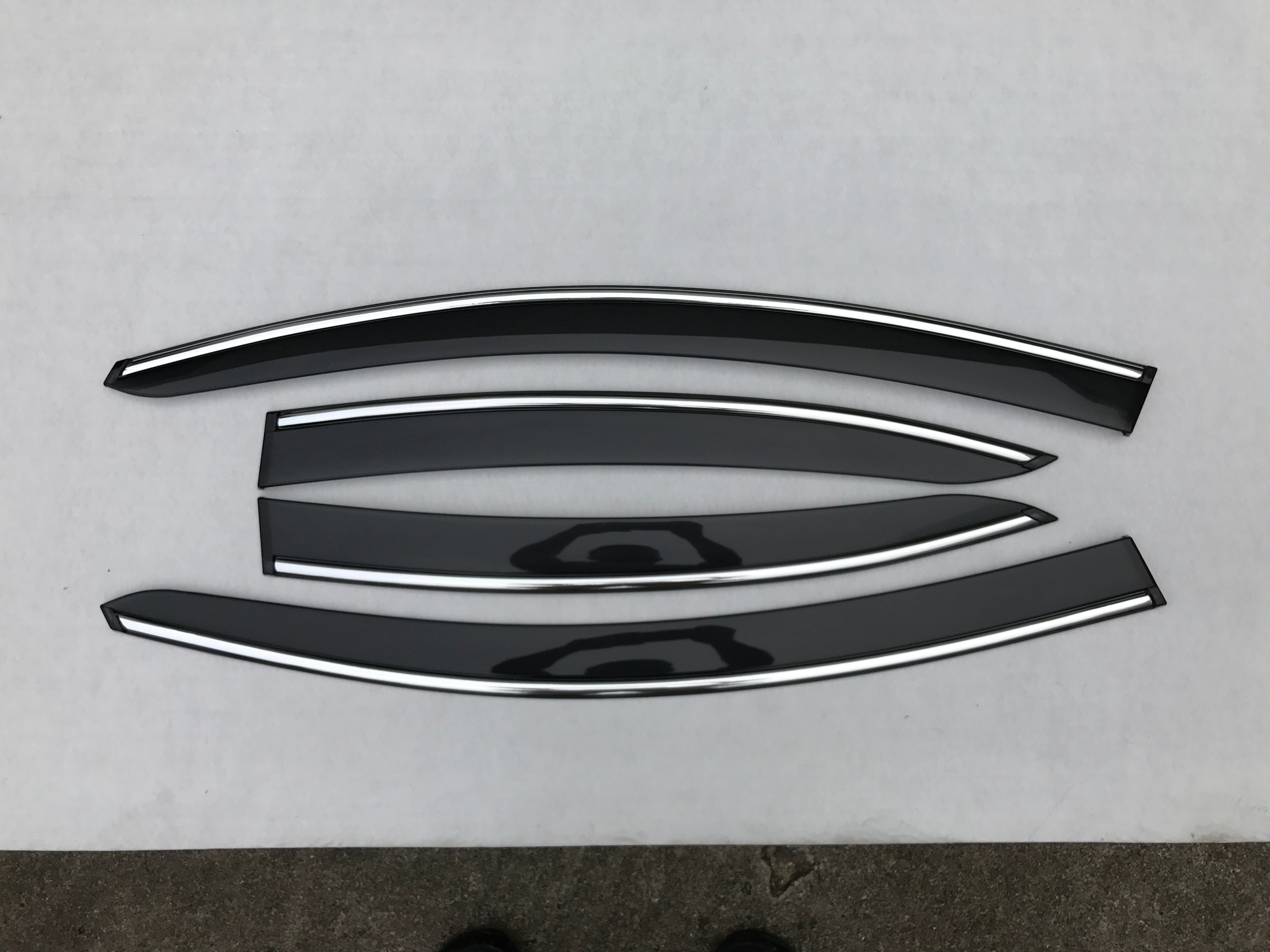 Weather Shield / Window Visor for MAZDA 6 (Sedan) 2007 - 2012 (Chrome Trim)