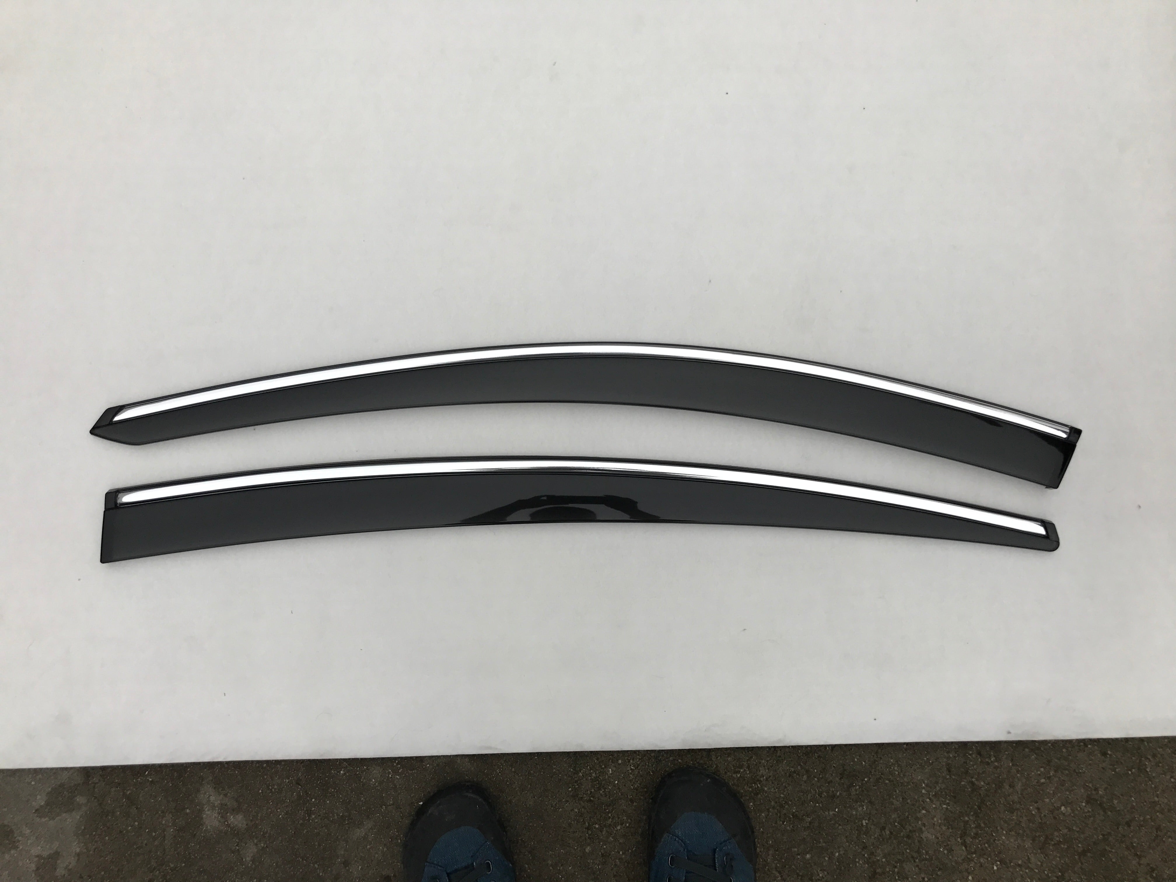 Weather Shield / Window Visor for MAZDA 6 (Sedan) 2012+ (Chrome Trim)
