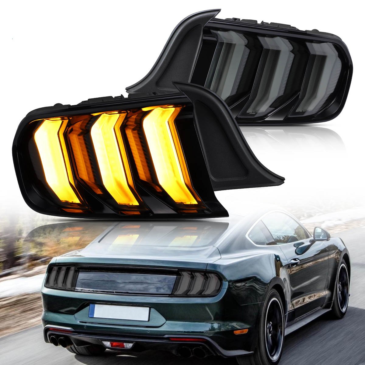 FORD MUSTANG LED SEQUENTIAL TAIL LIGHTS